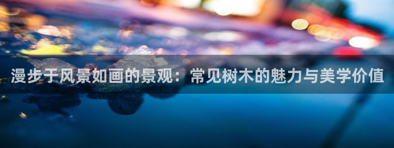 天顺娱乐妊78778：漫步于风景如画的景观：常见树木的魅力与美学价值